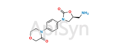 Picture of (S)-4-(4-(5-(amino methyl)-2 oxo oxazolidin-3-yl) phenyl) morpholin-3-one
