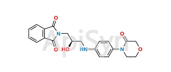 Picture of (R)-2-(2-hydroxy-3-( ( 4-(3-oxomorpholino) phenyl)amino )propyl)isoindoline-1,3-dione