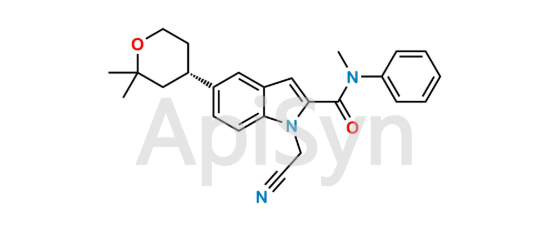 Picture of Orforglipron cyanomethyl indole